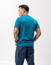 Load image into Gallery viewer, Cerulean Blue Slub Cotton Blue Plain Unisex T-Shirt
