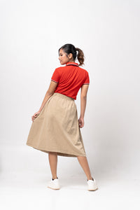 2-Tipped  Stripes Classique Plain Women's Polo Shirt