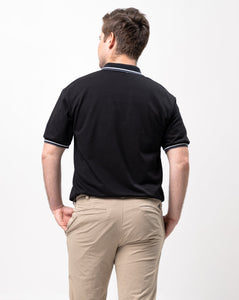 2-Tipped Classique Plain Polo Shirt