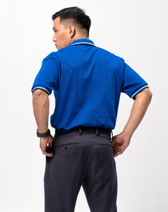 2-Tipped Classique Plain Polo Shirt