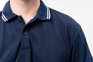 2-Tipped Classique Plain Polo Shirt