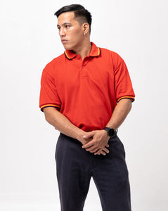 2-Tipped Classique Plain Polo Shirt