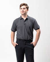 Load image into Gallery viewer, Acid Raven Black Classique Plain Polo Shirt
