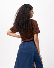Load image into Gallery viewer, Choco Brown Classique Women&#39;s Plain Polo Shirt
