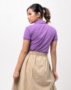 Lavender Classique Plain Women's Polo Shirt
