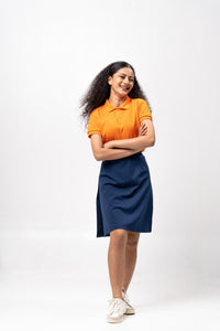 Gold Yellow Classique Plain Women's Polo Shirt
