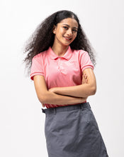 Load image into Gallery viewer, Peach Pink Classique Plain Women&#39;s Polo Shirt
