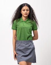 Load image into Gallery viewer, Sirotex Green Flush / Black Classique Plain Women&#39;s Polo Shirt
