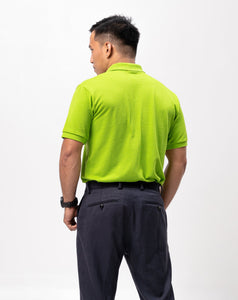 Neon Green Classique Plain Polo Shirt