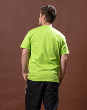 Load image into Gallery viewer, Neon Green Sun Plain T-Shirt
