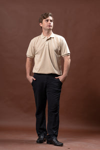 Khaki Classique Plain Polo Shirt
