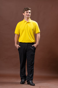 Lemon Yellow Classique Plain Polo Shirt