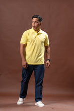 Load image into Gallery viewer, Baby Yellow Classique Plain Polo Shirt
