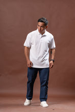 Load image into Gallery viewer, White Classique Plain Polo Shirt
