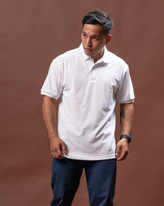 White Classique Plain Polo Shirt