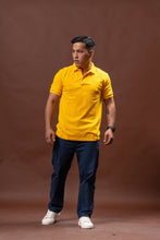 Load image into Gallery viewer, Canary Yellow Classique Plain Polo Shirt
