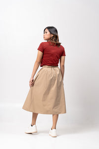 Red Black Cotton Blue Plain Women's T-Shirt