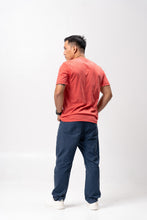 Load image into Gallery viewer, Red Sirotex Cotton Blue Plain Unisex T-Shirt
