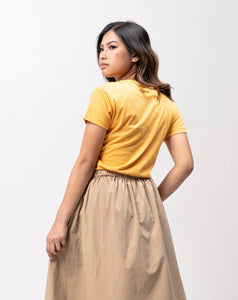 Artisan Gold Sirotex Cotton Blue Plain Women's T-Shirt