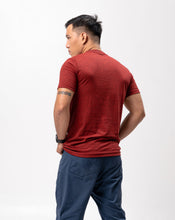 Load image into Gallery viewer, Red Black Cotton Blue Plain Unisex T-Shirt
