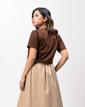 Load image into Gallery viewer, Choco Brown Sun Plain Women&#39;s T-Shirt
