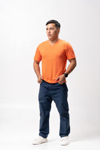 Load image into Gallery viewer, Nasturtium Sirotex Cotton Blue Plain Unisex T-Shirt
