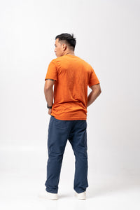 Nasturtium Sirotex Cotton Blue Plain Unisex T-Shirt