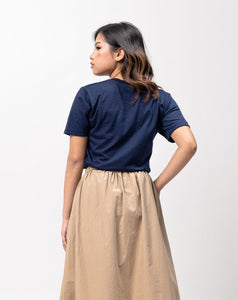 Navy Blue Sun Plain T-Shirt