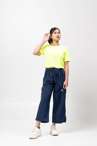 Safety Green Blue Marine Jersey T-Shirt