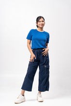 Load image into Gallery viewer, Electric Blue Billiard Ball Cotton T-Shirt
