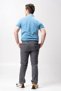 Acid Dela Robia with Stripes Classique Plain Polo Shirt