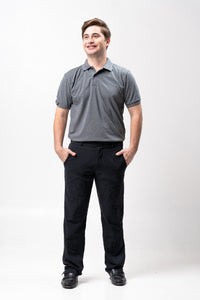 Acid Gray Classique Plain Polo Shirt