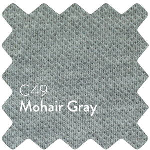 Mohair Gray Classique Plain Polo Shirt