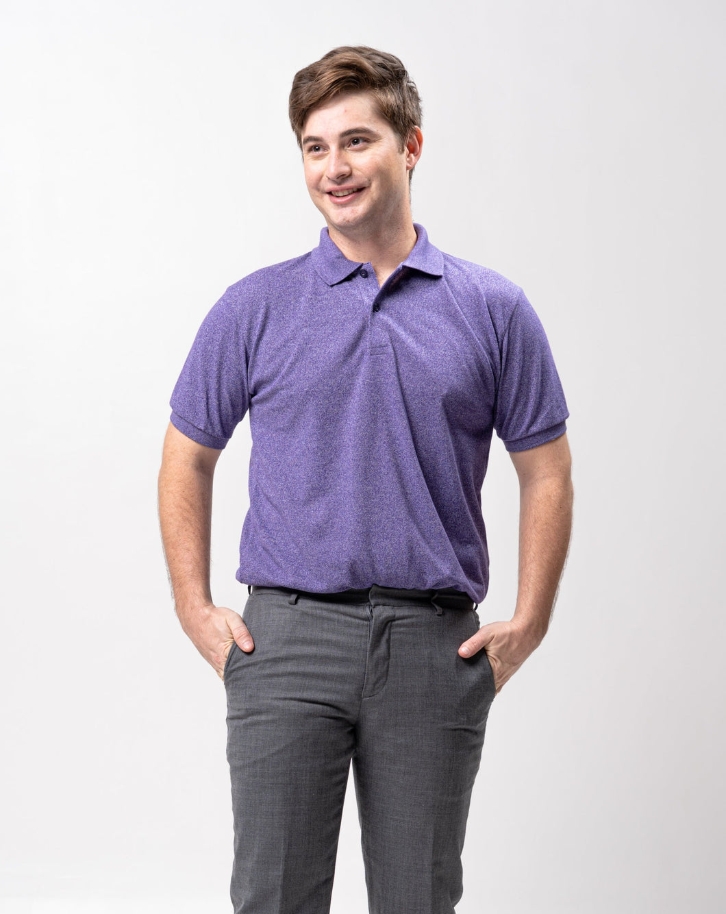 Acid Purple Classique Plain Polo Shirt