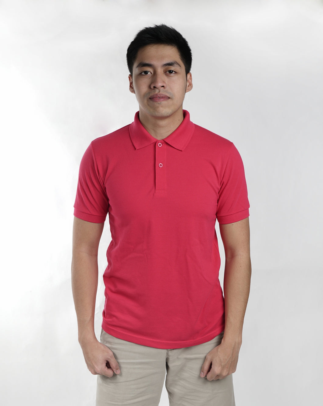 Fuchsia Pink Classique Plain Polo Shirt