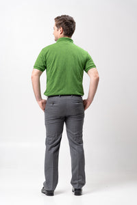 Sirotex Green Flush / Black Classique Plain Polo Shirt