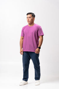 Dahlia Mauve Sun Plain T-Shirt