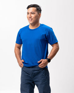 Electric Blue Sun Plain T-Shirt