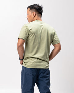 Fine Olive Sun Plain T-Shirt