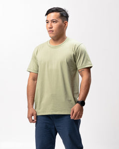 Fine Olive Sun Plain T-Shirt