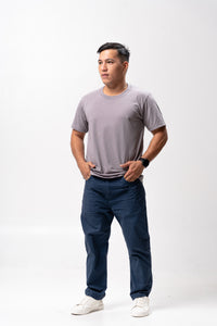 Frosted Gray Sun Plain T-Shirt