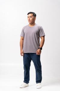 Frosted Gray Sun Plain T-Shirt