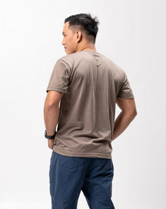 Loaded Brown Sun Plain T-Shirt