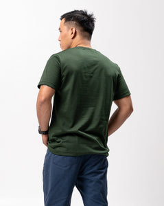 Moss Green Sun Plain T-Shirt