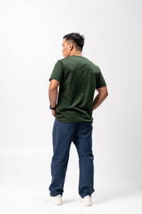 Moss Green Sun Plain T-Shirt