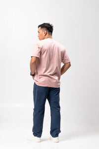 Muted Pink Sun Plain T-Shirt
