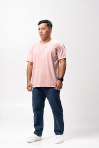 Muted Pink Sun Plain T-Shirt
