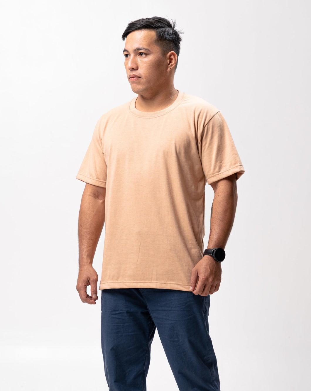 Skin Brown Sun Plain T-Shirt