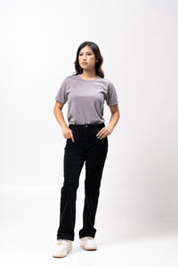 Frosted Gray Sun Plain Women's T-Shirt