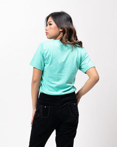 Ice Green Sun Plain Women's T-Shirt